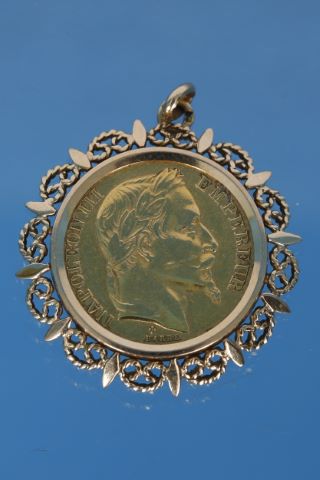 20 francs Napoléon III tête laurée