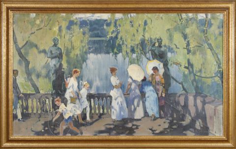 Vassili Sokolov (1915-2013) Dans le parc impérial