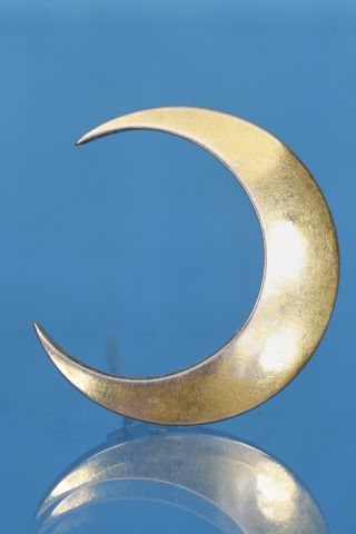 Broche croissant de lune