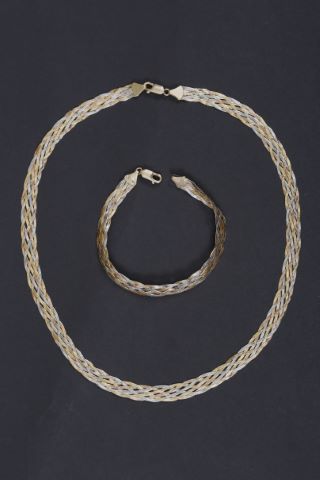 Demi-parure (1 collier + 1 bracelet)