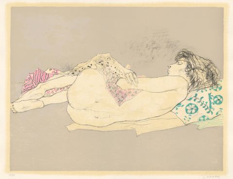 Femme nue allongée