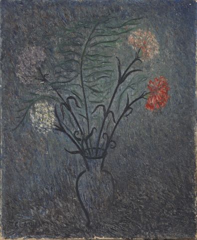 Jacques Aslanian (1929-2003) Bouquet de fleurs