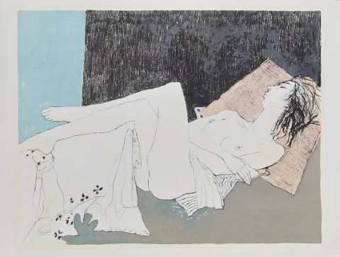 Femme allongée