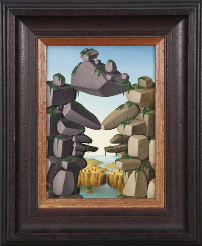 Siegbert Hahn (né en 1937) Bizarre Landschaft /...
