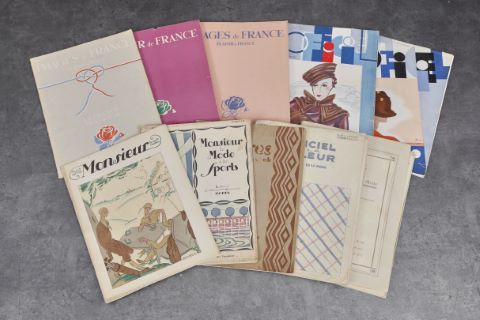 Important fonds de magazines de mode