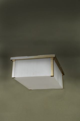 Plafonnier rectangulaire à 4 lumières (modèle 165 ?)
