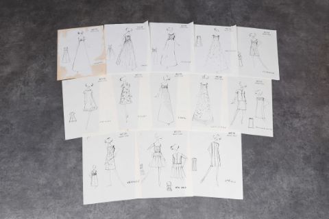 [Mode] 13 dessins - Collection “Jeunes filles”