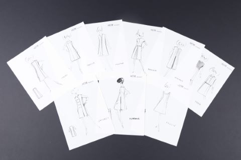 [Mode] Rare ensemble de 49 dessins - Collections “Actualités”