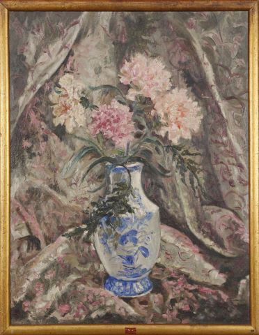 Attribuée à Mary Hayllar Nature morte au vase...