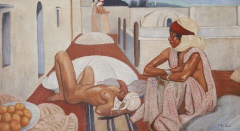 Jean Bouchaud (1891-1977) Femmes au harem