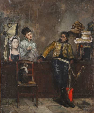 Marcellin-Gilbert Desboutin (1823-1902) Militaire...