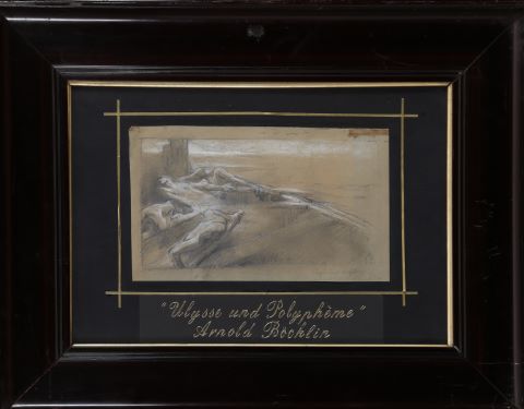 Arnold Böcklin (1827-1901) Ulysse and Polyphème,...