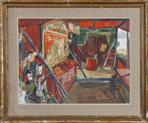 Jean Launois (1898-1942) Théâtre de marionnettes