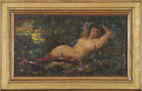 École du XIXe siècle Odalisque