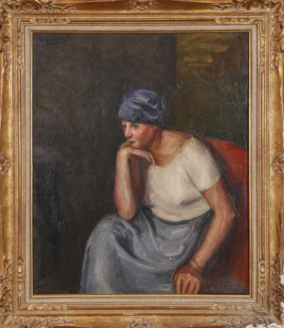 Jean-Hippolyte Marchand (1883-1940) Femme pensive