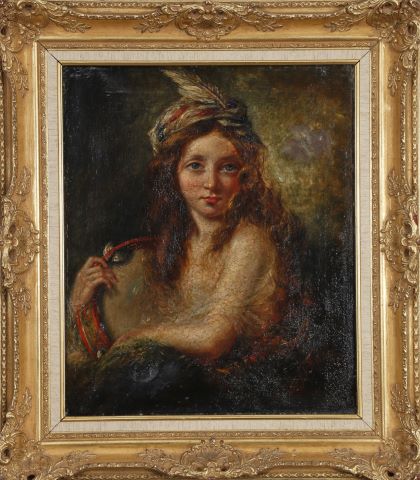 Jeune fille au tambourin