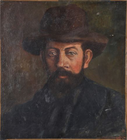 Portrait d’homme au chapeau