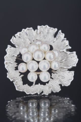 Broche fleurs