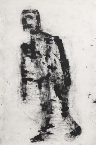 Michel Haas (1934-2019) Personnage debout