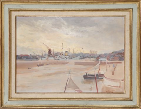 L’Arrière-port de Honfleur, le matin