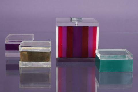 Seau à glaçons + 3 boîtes couvertes