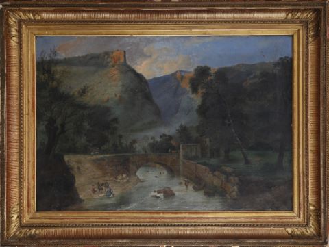 Georges Viard (1805-?) Le Petit pont