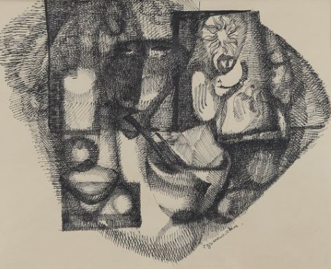 Ensemble du fonds d’atelier de l’artiste
