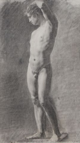 Académie d’homme en contrapposto