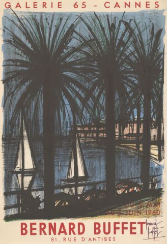 Bernard Buffet (1928-1999) Affiche d’une...