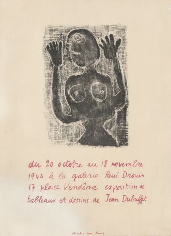 Exposition à la galerie René Drouin