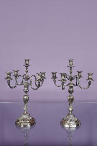 Paire de candélabres