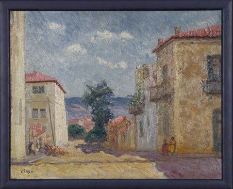 Paul Cirou (1869-1951) Rue orientale animée