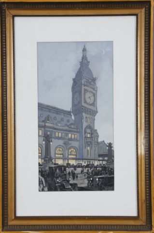 Roger Broders (1883-1953) La Gare de Lyon