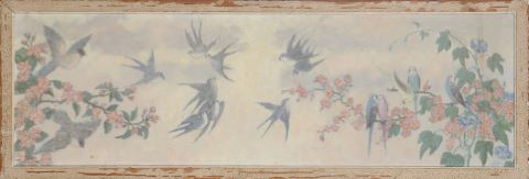 Louis-Rodolphe Defontaine (1878-1962) Hirondelles...
