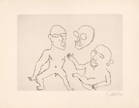 Alexander Calder (1898-1976) Santa Claus