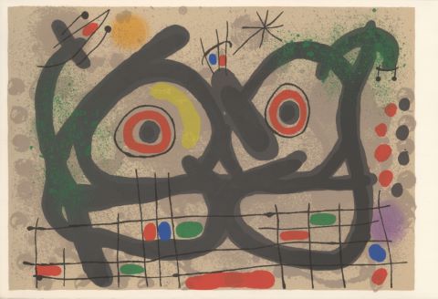 Joan Miró (1893-1983) Le Lézard aux plumes d’or