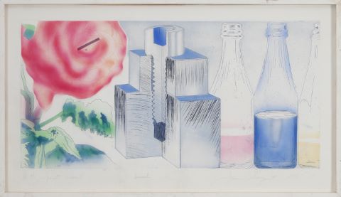 James Rosenquist (né en 1933) Just Desert, Israël