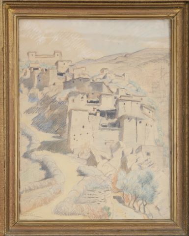 Antoni Teslar (1898-1972) Paysage d’Orient...