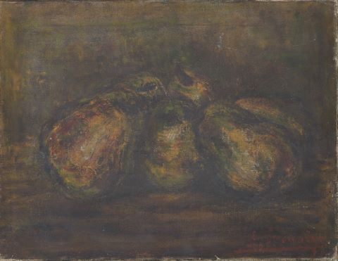 Nature morte aux poires & Portrait de femme [2 œuvres]