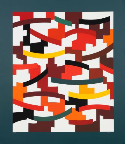Yaacov Agam (né en 1926) Composition