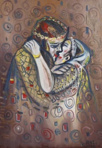 Hassan Atia (né en 1953) Le Baiser