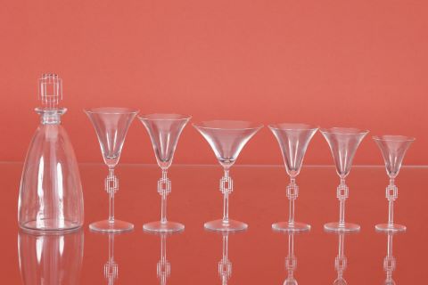 Service de 31 verres, modèle Hagueneau