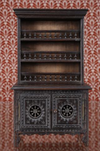 [Mobilier miniature] Buffet breton 2 corps