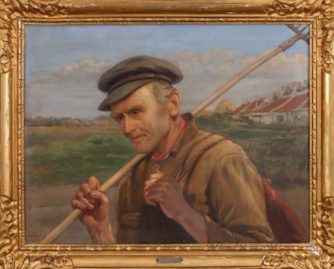 Auguste Bourotte (1853-1940) Retour au logis