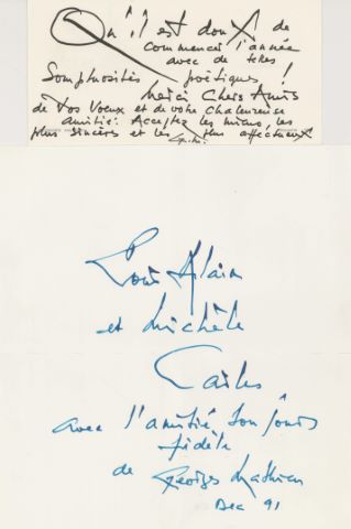 Diverses correspondances