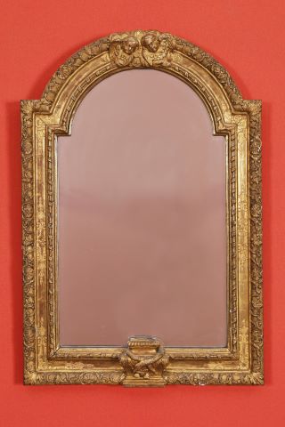 Miroir à fronton arqué