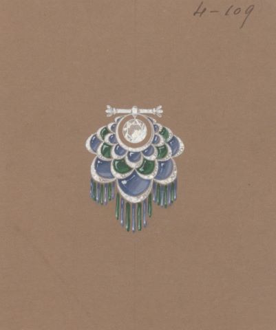 Dessin de broche