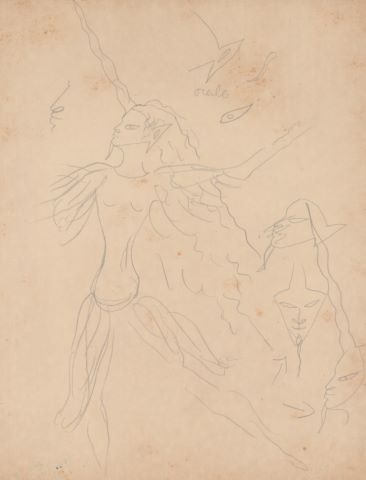 Jean Cocteau (1889-1963) La Dame à la Licorne,...