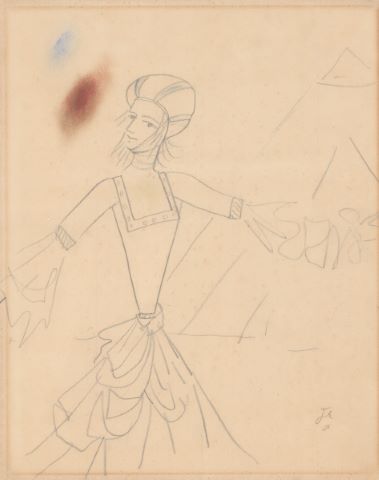 La Dame à la Licorne, étude