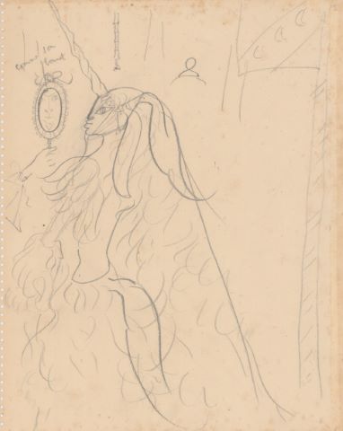 Jean Cocteau (1889-1963) La Dame à la Licorne,...
